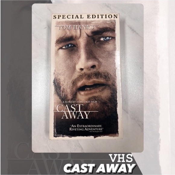 EUC Cast Away (2000) VHS - Picture 1 of 5